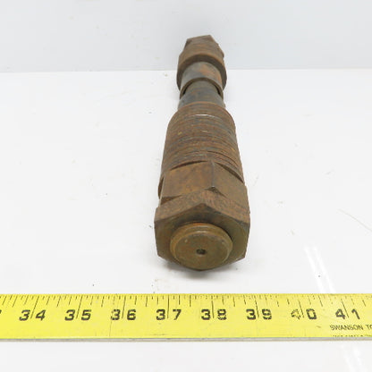CM Series 633 2 Ton Push /Pull Hoist Trolley Tie Rod Shaft W/Nuts & Spacers