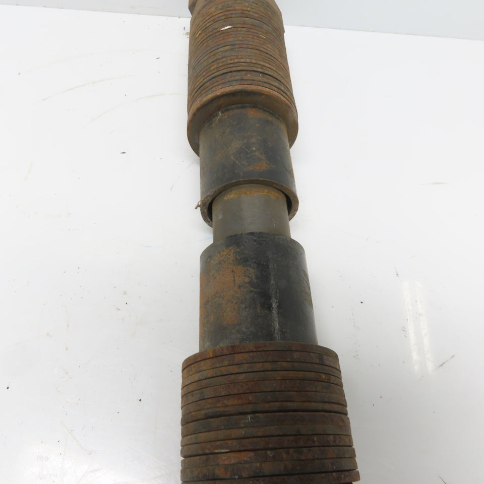 CM Series 633 2 Ton Push /Pull Hoist Trolley Tie Rod Shaft W/Nuts & Spacers