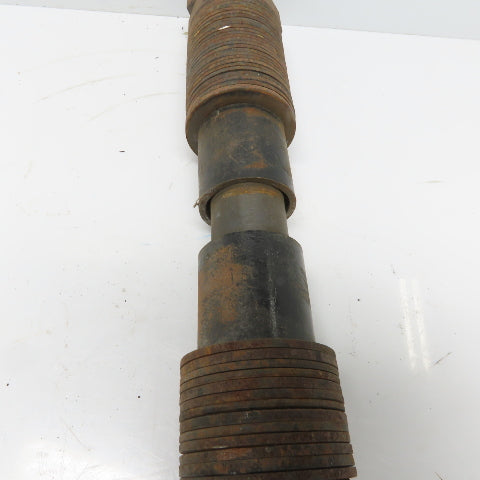 CM Series 633 2 Ton Push /Pull Hoist Trolley Tie Rod Shaft W/Nuts & Spacers