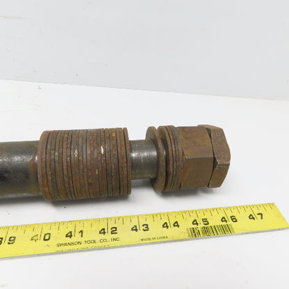 CM Series 633 2 Ton Push /Pull Hoist Trolley Tie Rod Shaft W/Nuts & Spacers