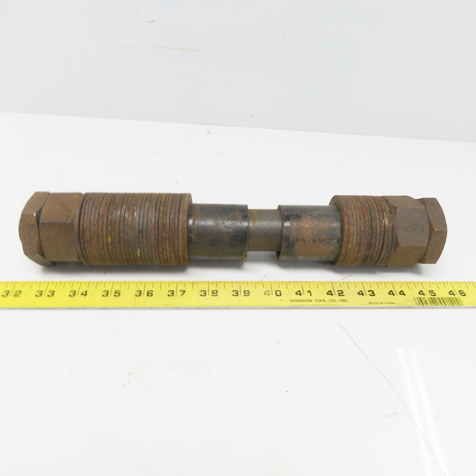 CM Series 633 2 Ton Push /Pull Hoist Trolley Tie Rod Shaft W/Nuts & Spacers