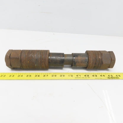 CM Series 633 2 Ton Push /Pull Hoist Trolley Tie Rod Shaft W/Nuts & Spacers