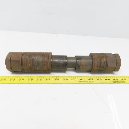 CM Series 633 2 Ton Push /Pull Hoist Trolley Tie Rod Shaft W/Nuts & Spacers