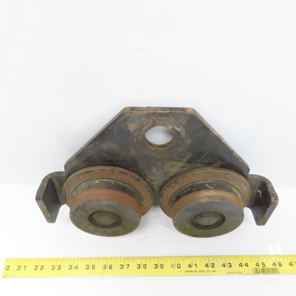 CM Series 633 2 Ton Push /Pull Hoist Trolley W/(2) 4-1/4" OD Wheels Half Only