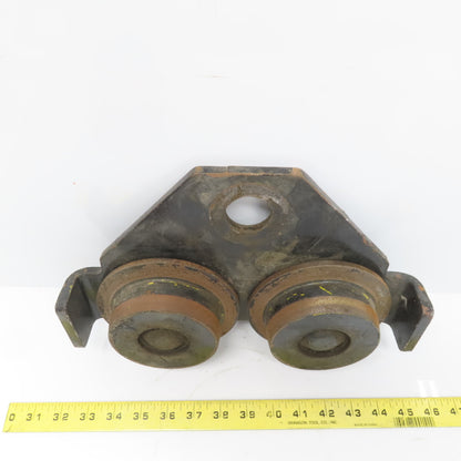 CM Series 633 2 Ton Push /Pull Hoist Trolley W/(2) 4-1/4" OD Wheels Half Only