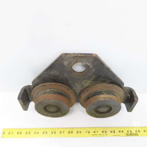 CM Series 633 2 Ton Push /Pull Hoist Trolley W/(2) 4-1/4" OD Wheels Half Only