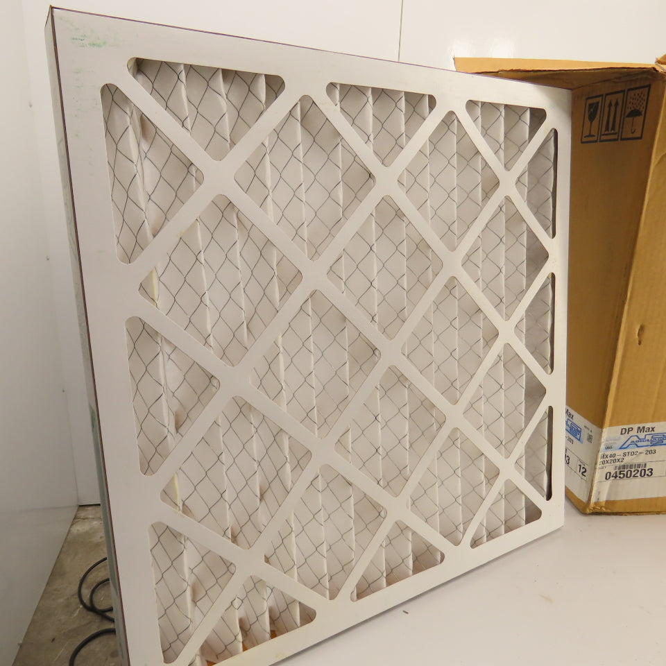 Airguard MX40-STD2-203 Merv 8 Pleated Panel Air Filter 20" x 20" x 2" Lot Of 8
