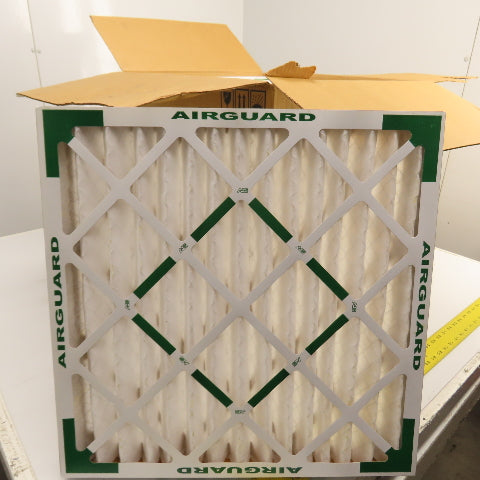 Airguard MX40-STD2-203 Merv 8 Pleated Panel Air Filter 20" x 20" x 2" Lot Of 8