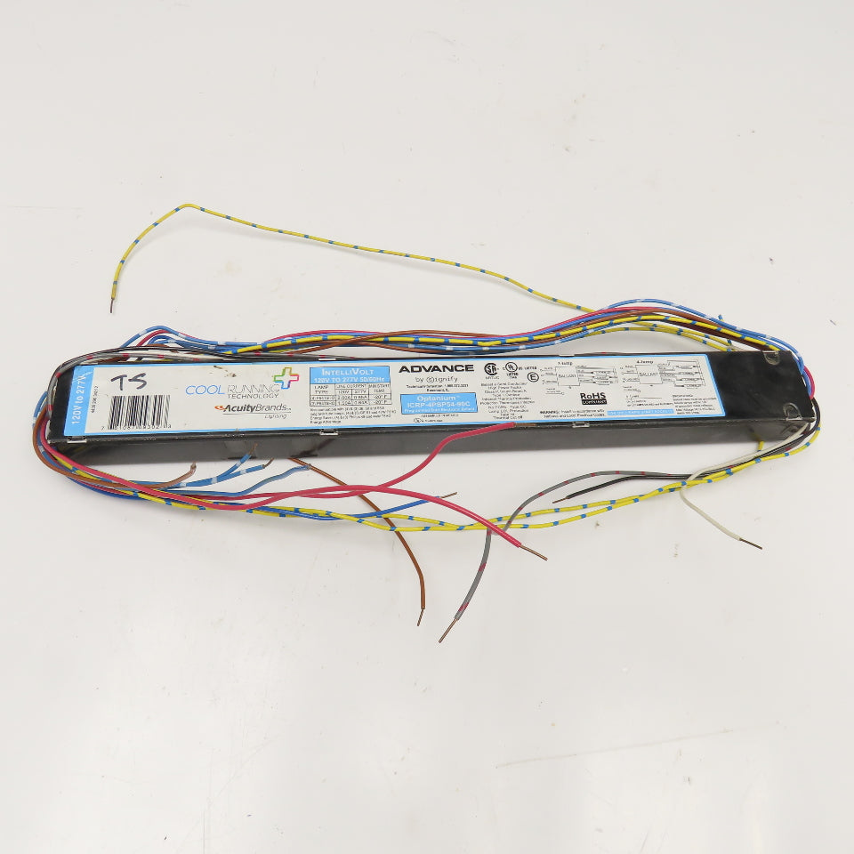 Advance ICRP-4PSP54-90C 120/277V 3 & 4 Lamp F54T5HO Ballast