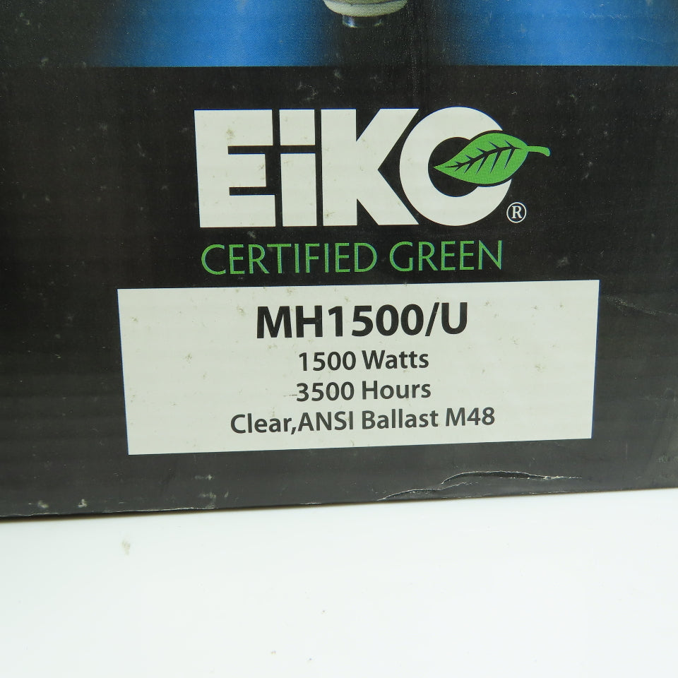 Eiko MH1500/U ArcMaster 1500 Watts Metal Halide Bulb KR-85 R 3500 Hours NEW