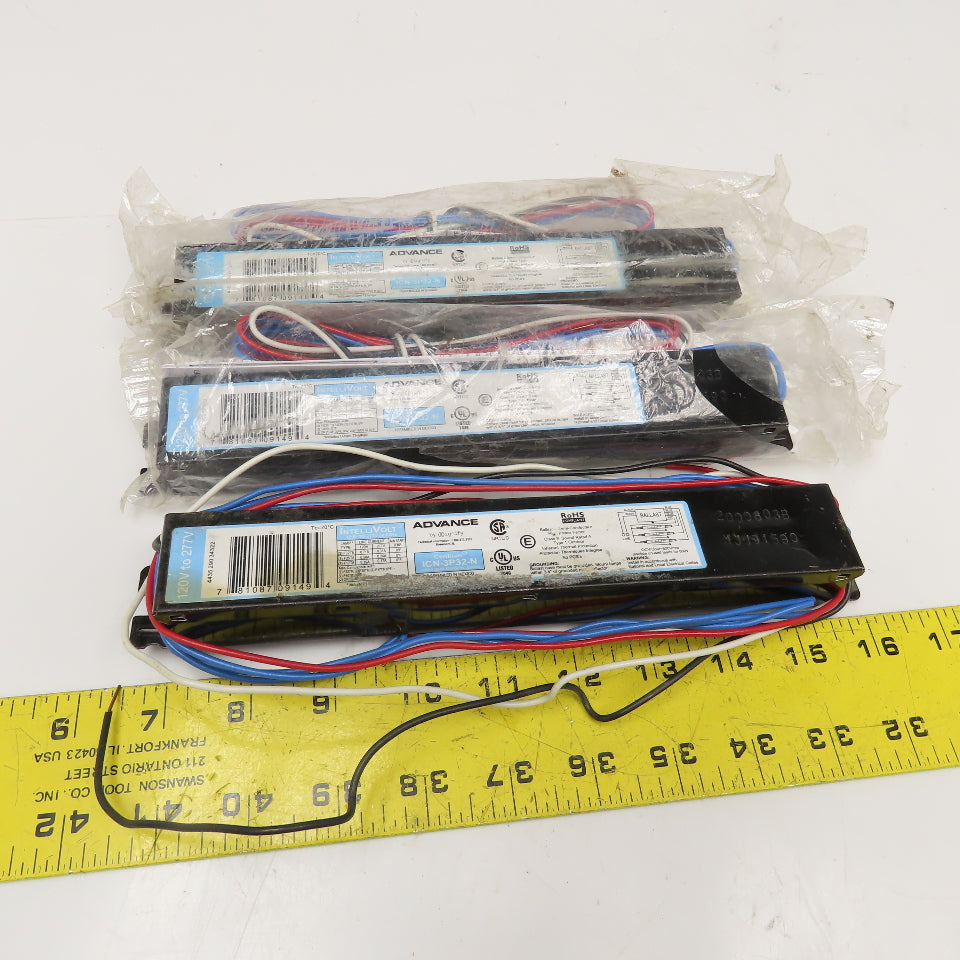 Philips Advance ICN-3P32-N-35I 120/277V 3 Lamp Ballast Unused Lot Of 3