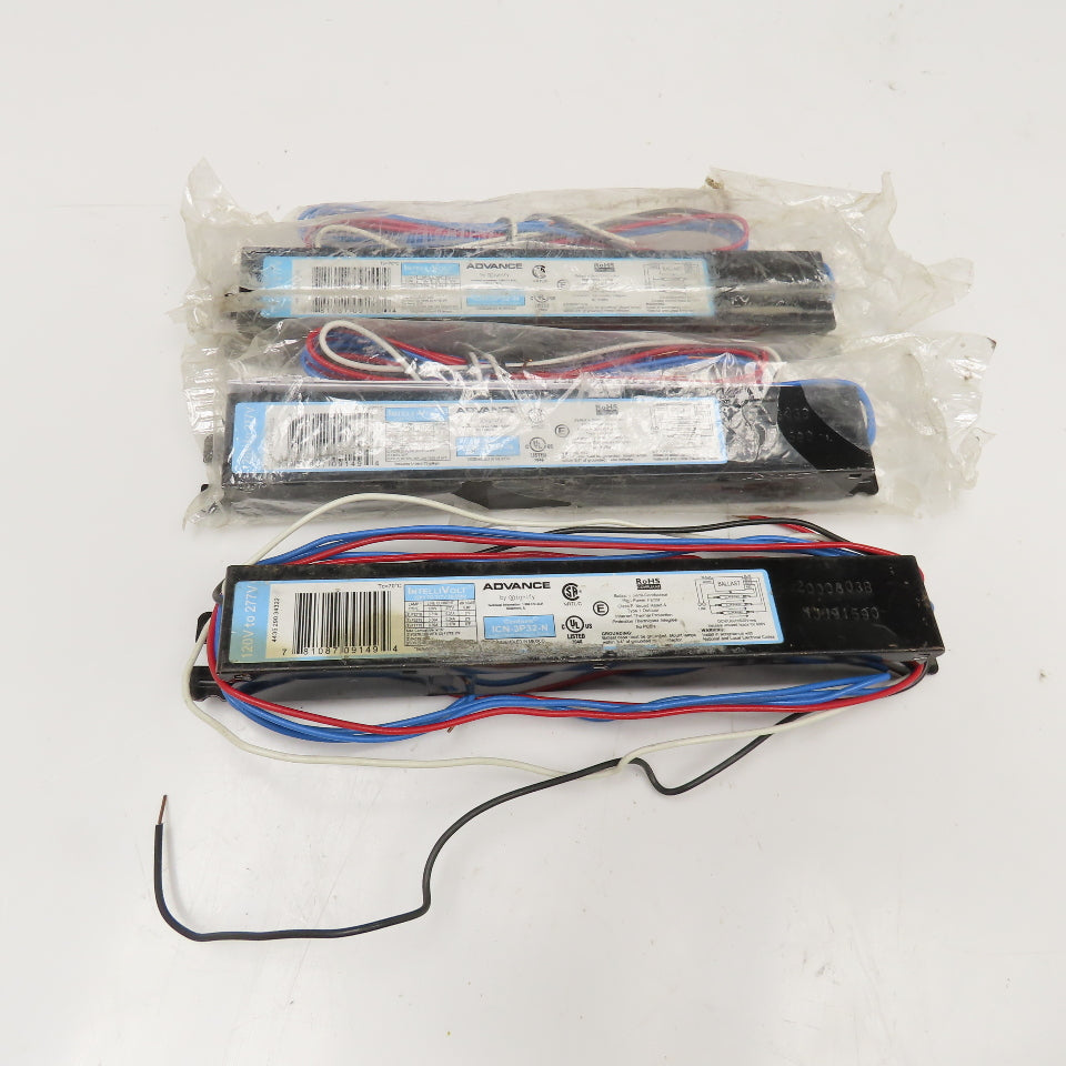 Philips Advance ICN-3P32-N-35I 120/277V 3 Lamp Ballast Unused Lot Of 3