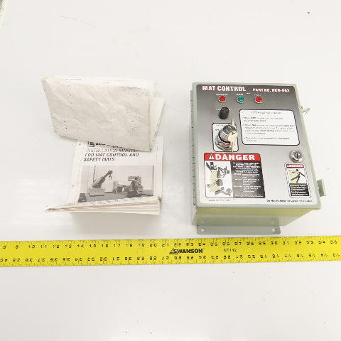 Rockford RKR-062 Safety Mat Control Box 120VAC W/ Manual & Drawing NEW
