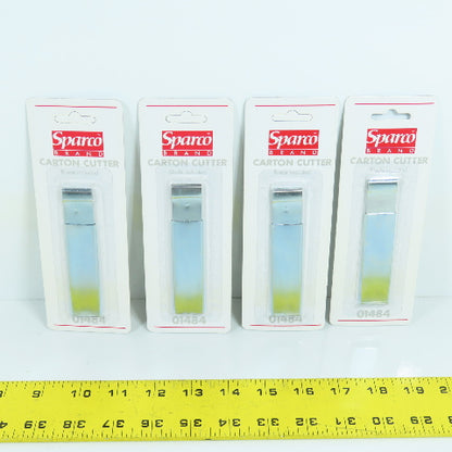 Sparco 01484 Tap Action Razor Knife Carton Cutter Lot Of 4