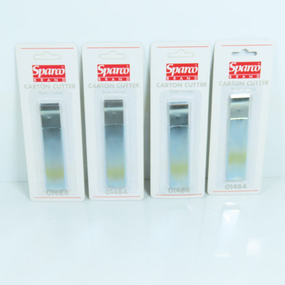 Sparco 01484 Tap Action Razor Knife Carton Cutter Lot Of 4