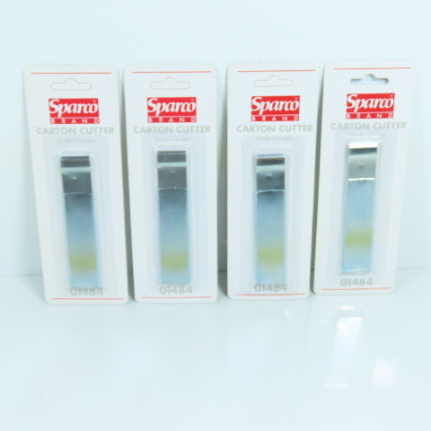 Sparco 01484 Tap Action Razor Knife Carton Cutter Lot Of 4