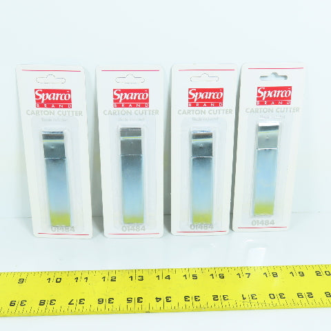 Sparco 01484 Tap Action Razor Knife Carton Cutter Lot Of 4