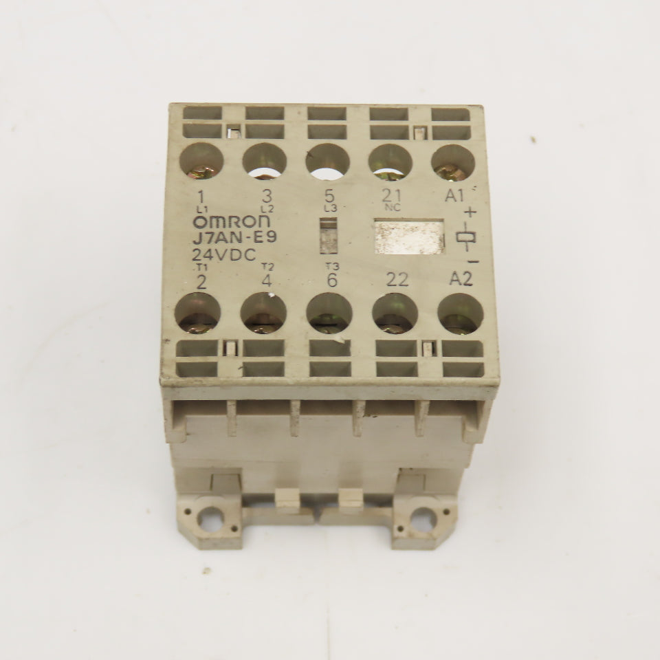 Omron J7AN-E9 24VDC Contactor 600V 5Hp