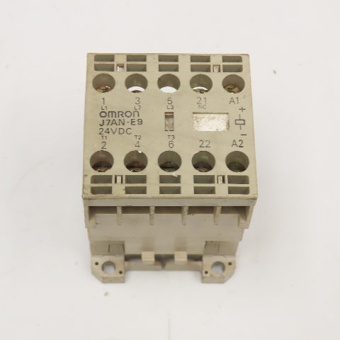 Omron J7AN-E9 24VDC Contactor 600V 5Hp