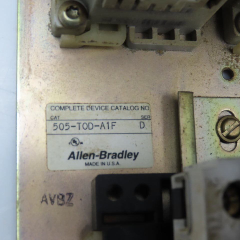 Allen Bradley 505-T0D-A1F Size 00 Reversing Starter 600VAC 110/120V Coil