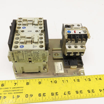 Allen Bradley 505-T0D-A1F Size 00 Reversing Starter 600VAC 110/120V Coil