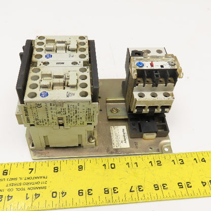 Allen Bradley 505-T0D-A1F Size 00 Reversing Starter 600VAC 110/120V Coil