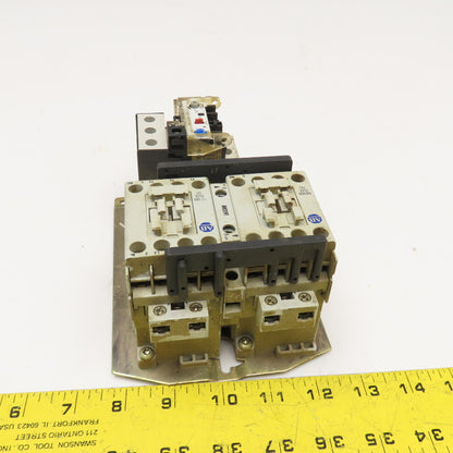 Allen Bradley 505-T0D-A1F Size 00 Reversing Starter 600VAC 110/120V Coil
