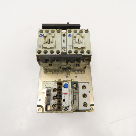 Allen Bradley 505-T0D-A1F Size 00 Reversing Starter 600VAC 110/120V Coil
