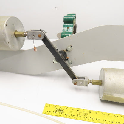 8" Butterfly Valve W/ Pneumatic Piston Damper Actuator Spring Return 25PSI