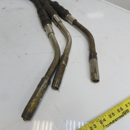 Automatic MIG Welding Gun Torch Goose Neck Parts or Repair Lot of 3