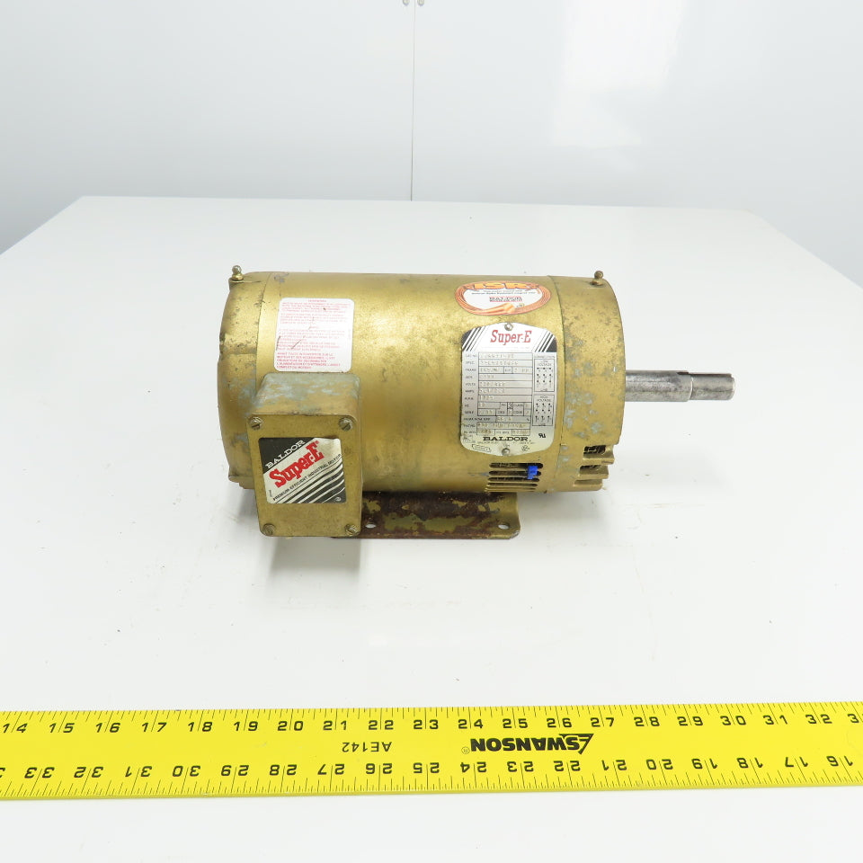 Baldor EJMM3157T 2Hp Electric Motor 3Ph 230/460V 1725RPM 145JM Frame
