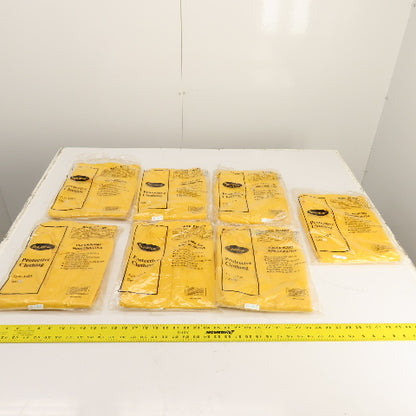 DuraWear 1225 Size XL PVC/Polyester Non-Conductive Raincoat 2-Piece Lot Of 7