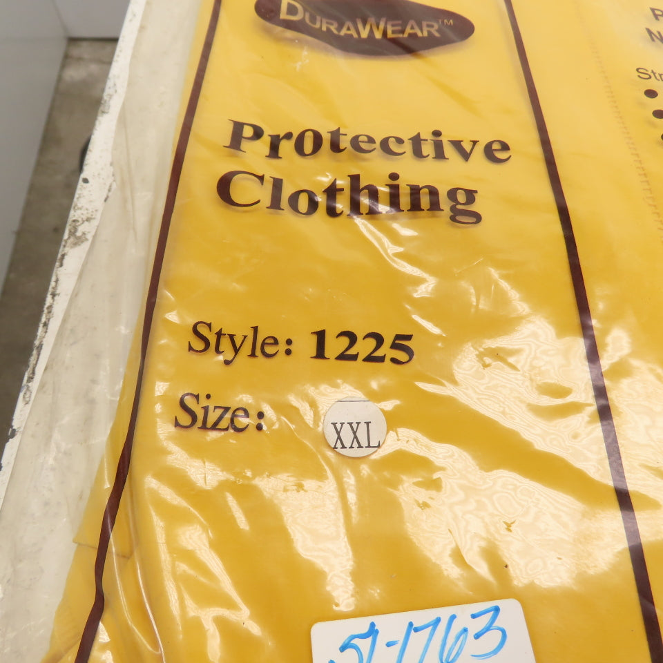 DuraWear 1225 Size XXL PVC/Polyester Non-Conductive Raincoat 2-Piece Lot Of 7