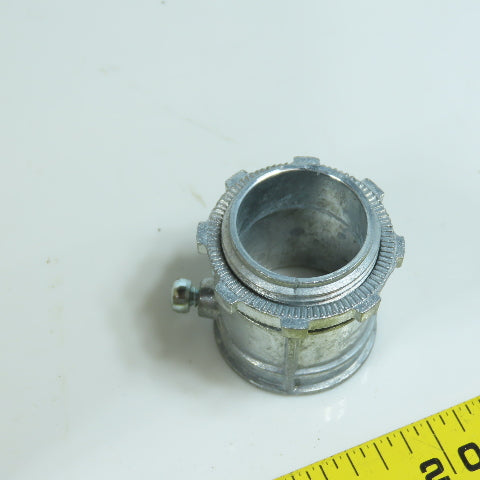 Bridgeport 232-DC2 1" Set Screw Type Straight EMT Conduit Connector Box Of 25