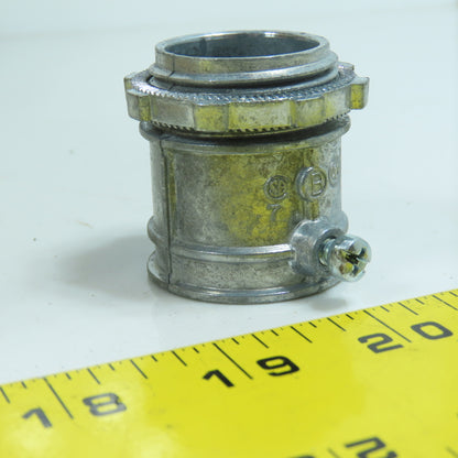 Bridgeport 232-DC2 1" Set Screw Type Straight EMT Conduit Connector Box Of 25