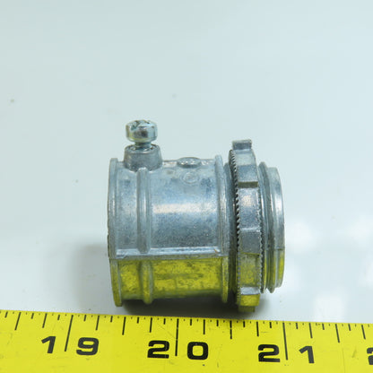 Bridgeport 232-DC2 1" Set Screw Type Straight EMT Conduit Connector Box Of 25