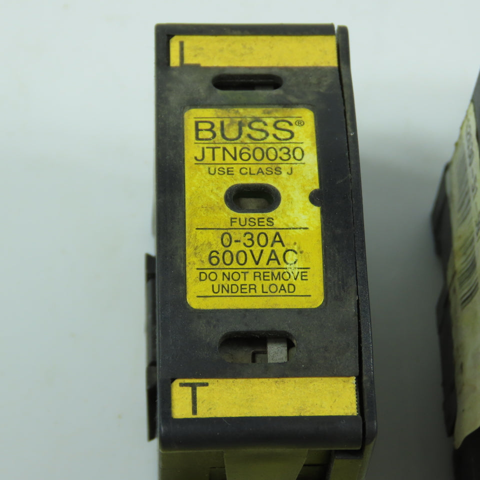 Buss JTN60030 30A 600V Single Pole Class J Fuse Holder Lot Of 4