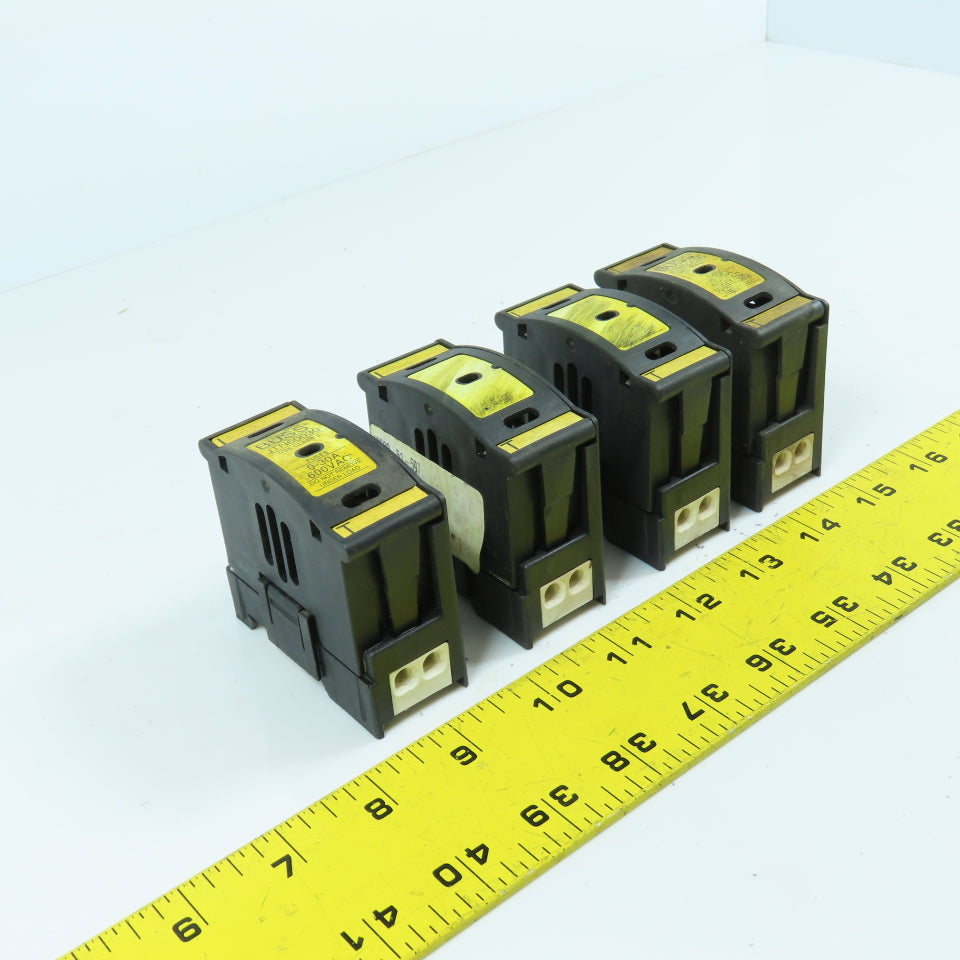 Buss JTN60030 30A 600V Single Pole Class J Fuse Holder Lot Of 4