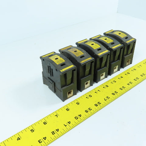 Buss JTN60060 35-60A 600V Single Pole Class J Fuse Holder Lot Of 5