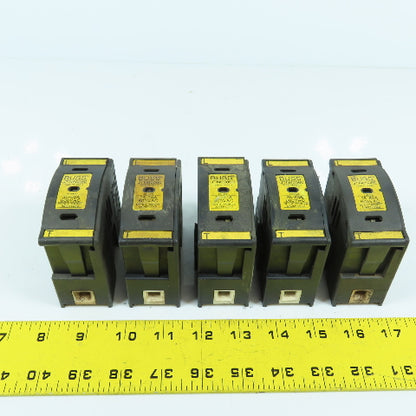 Buss JTN60060 35-60A 600V Single Pole Class J Fuse Holder Lot Of 5