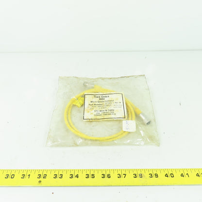 TPC Wire 67323 Rev B Trex-Onics 300V Micro Cordset Cable 3-pin Male/Female