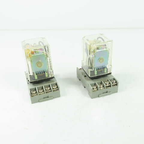 Omron MK2EPN-UA-AC24 10A 230VAC Relay 24VDC Coil Lot of 2