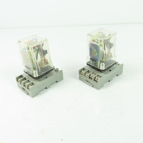 Omron MK2EPN-UA-AC24 10A 230VAC Relay 24VDC Coil Lot of 2
