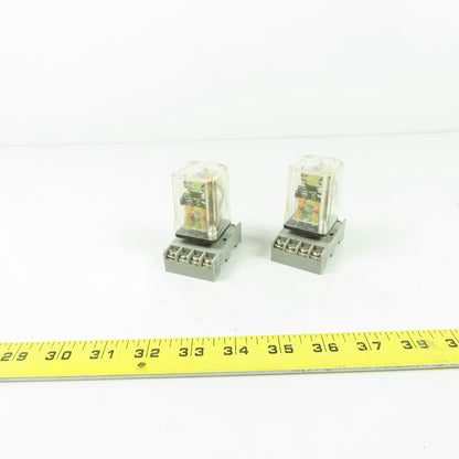 Omron MK2EPN-UA-AC24 10A 230VAC Relay 24VDC Coil Lot of 2