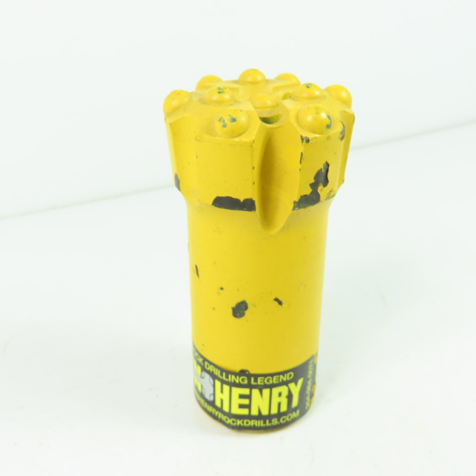 John Henry Rock Drill Bit 5-3/8" OAL apprx 2.58" across top
