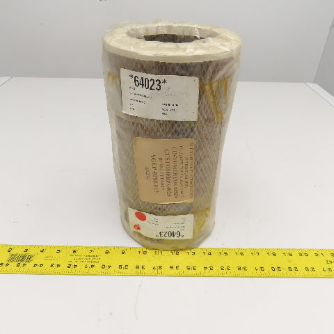 Bennett 64023 6-1/2" OD x 4-1/4" ID 12" Tall Pleated Air Filter Cartridge