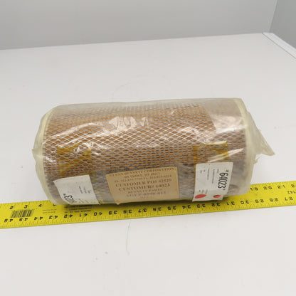 Bennett 64023 6-1/2" OD x 4-1/4" ID 12" Tall Pleated Air Filter Cartridge