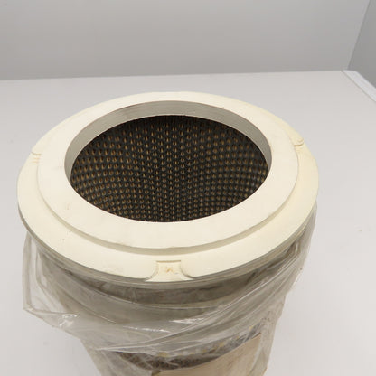 Bennett 64023 6-1/2" OD x 4-1/4" ID 12" Tall Pleated Air Filter Cartridge