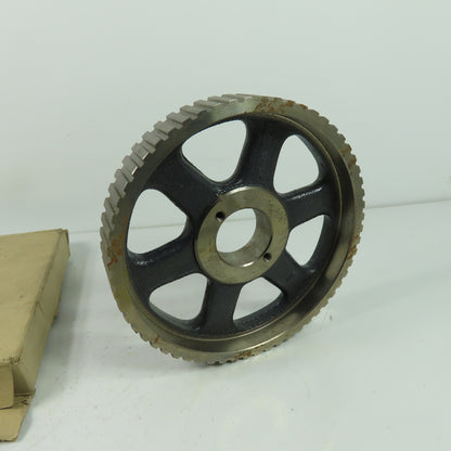 Browning 60LH100 60 Tooth Gear Belt Pulley 7-1/8" OD 1.57" Bore