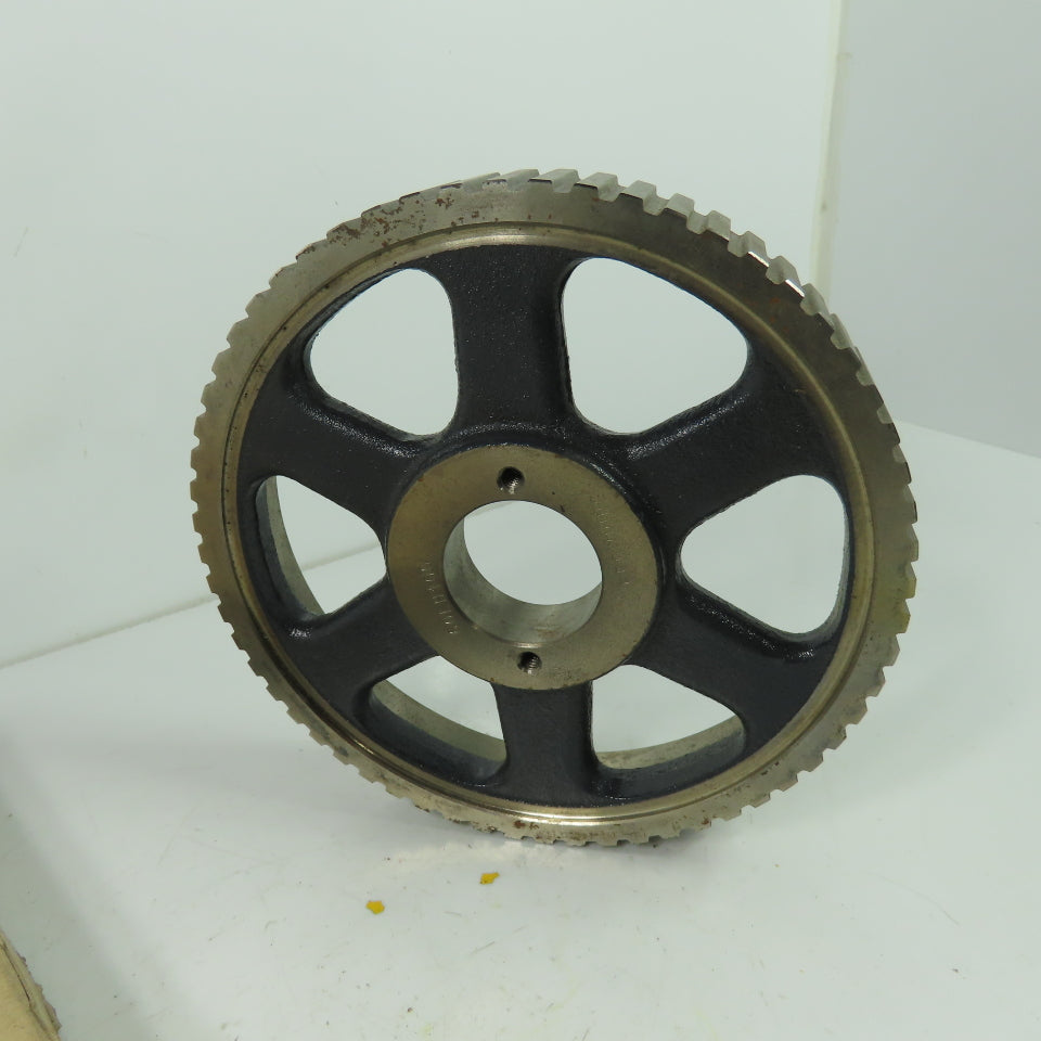 Browning 60LH100 60 Tooth Gear Belt Pulley 7-1/8" OD 1.57" Bore